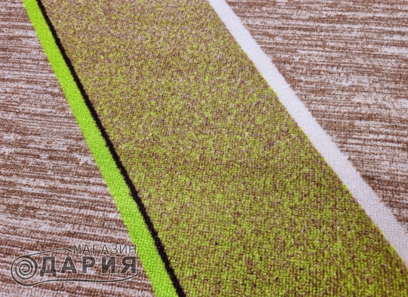 Мокетен килим ERIKA 8012 beige/green